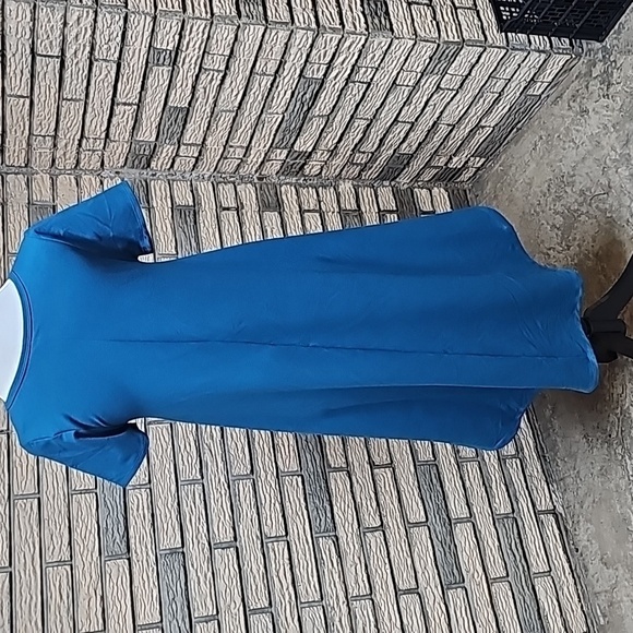 Lularoe T Shirt Dress Sz XSM Dark Teal - Picture 4 of 8